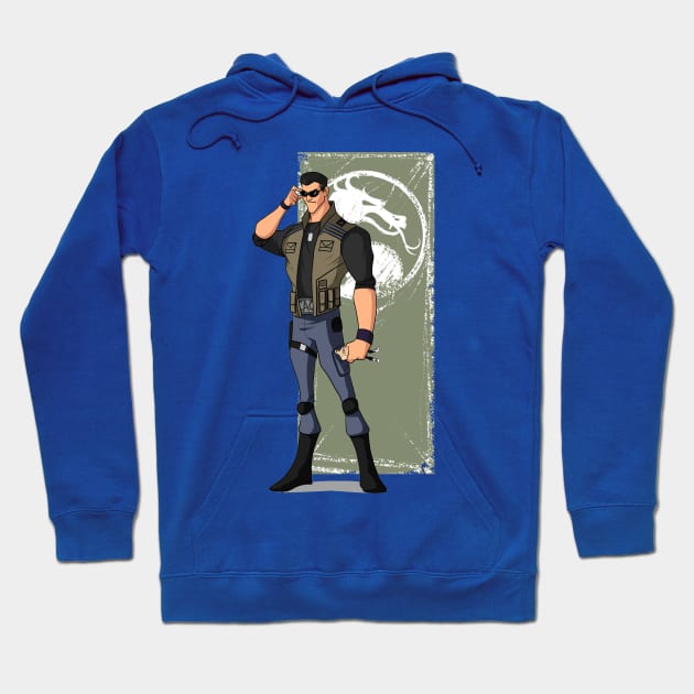 johnny cage Hoodie by dubcarnage